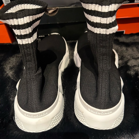 LIMITED EDITION MENS BALENCIAGA / ADIDAS SPEED SNEAKER IN BLACK - Picture 3 of 3